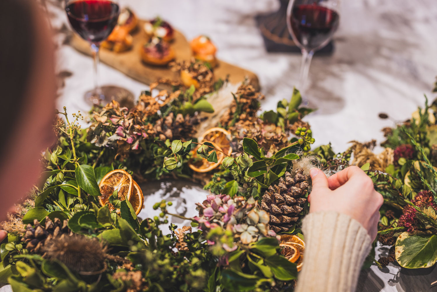 Wreath Making Black Pool Mill